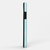 Kerstmist blauw sneeuwvlokpatroon Case-Mate iPhone case (Achterkant/rechts)