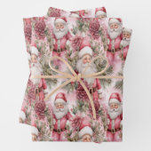 Kerstmisthema inpakpapier (In situ)