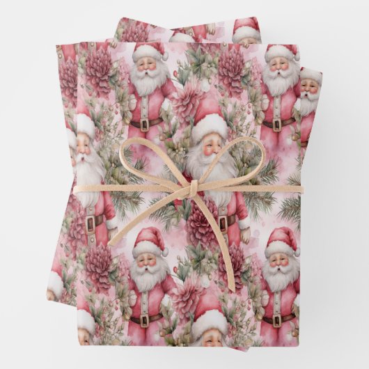 Kerstmisthema inpakpapier vel (In situ)