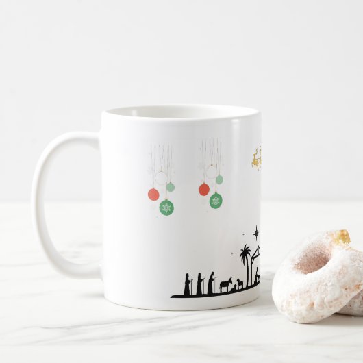 Kerstmisthema Mok (Met donut)