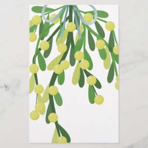 kerstmistletoe briefpapier