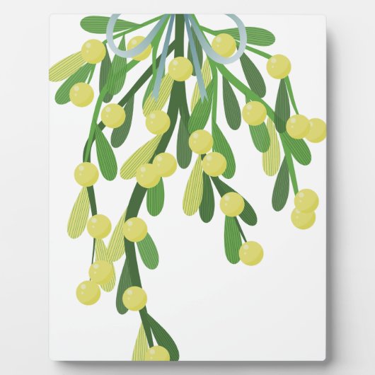 kerstmistletoe fotoplaat (Voorkant)