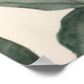 kerstmistletoe-patroon poster (Hoek)