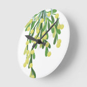 kerstmistletoe ronde klok (Hoek)