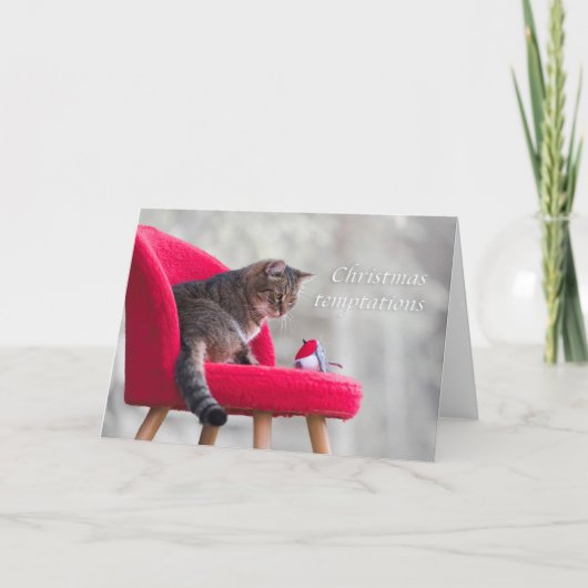 Kerstmisverleidingen Feestdagen Kaart (Voorkant)