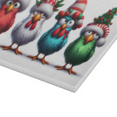 KERSTMISVOGELS Snijplank (Hoek)