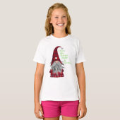Kerstmode Cadeaubonus DANS ALS GNOME BUDDY T-shirt (Voorkant volledig)