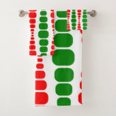 Kerstmoderne rechthoeken bad handdoek (Insitu)