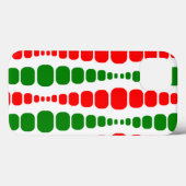 Kerstmoderne rechthoeken Case-Mate iPhone case (Achterkant (horizontaal))