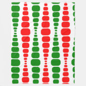 Kerstmoderne rechthoeken fleece deken (Voorkant)