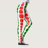 Kerstmoderne rechthoeken leggings (Rechts)
