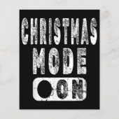Kerstmodus aan - Leuke kerstvakantie (Achterkant)