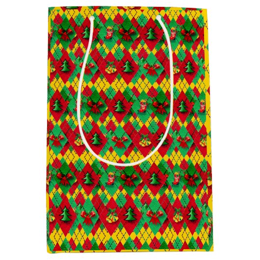 kerstmodus - Nieuwjaargeest - Medium Cadeauzakje (Voorkant)