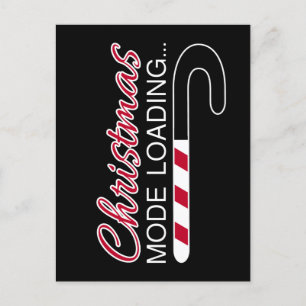 kerstmodus - X Mas Candy Cane Load Bar Briefkaart