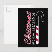 kerstmodus - X Mas Candy Cane Load Bar Briefkaart (Voorkant / Achterkant)