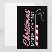 kerstmodus - X Mas Candy Cane Load Bar Kaart (Voorkant / Achterkant)