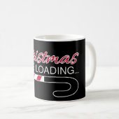 kerstmodus - X Mas Candy Cane Load Bar Koffiemok (Voorkant rechts)