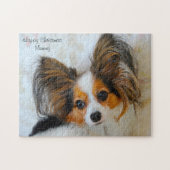 Kerstmoeder. Legpuzzel (Horizontaal)