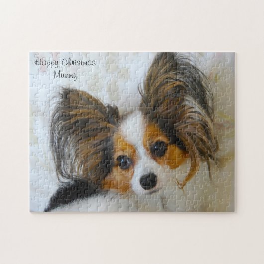 Kerstmoeder. Legpuzzel (Horizontaal)