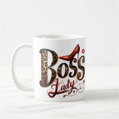 Kerstmok Boss Lady – Holiday Heels Editie Koffiemok (Links)