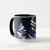Kerstmok Dark sky Mok (Voorkant links)