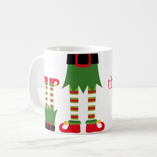 kerstMok-Elf Koffiemok (Voorkant links)