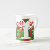 kerstMok, Elf Porselein Kop (Voorkant rechts)