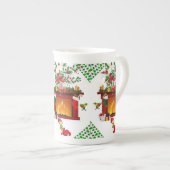 kerstMok, Elf Porselein Kop (Voorkant rechts)