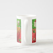 kerstMok, Elf Porselein Kop (Achterkant)