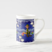 kerstMok, Elf Porselein Kop (Rechts)