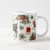 kerstmok grote koffiekop (Rechts)