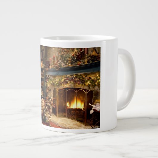 kerstmok grote koffiekop (Voorkant rechts)