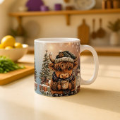 Kerstmok Highland Koe Koffiemok
