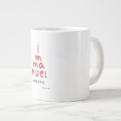 Kerstmok Immanuel God Is Met Ons Grote Koffiekop (Voorkant rechts)