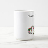 kerstMok, "kerstGiraffes" Koffiemok (Center)