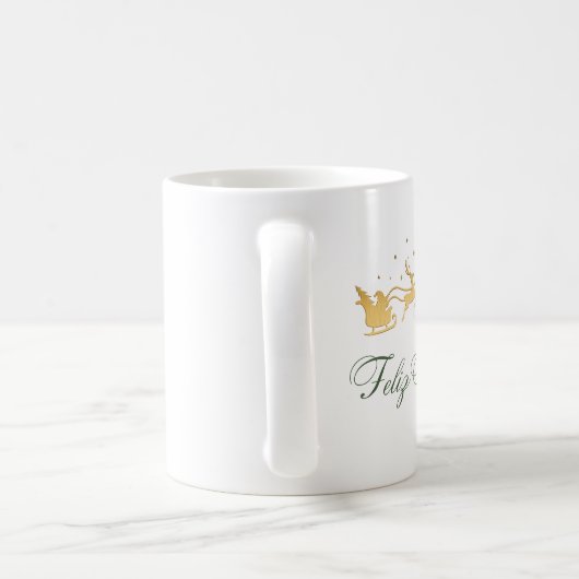 kerstmok koffiemok (Handvat)