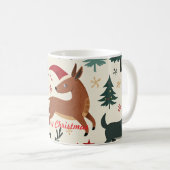 kerstmok koffiemok (Voorkant rechts)