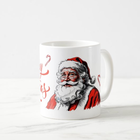 kerstmok koffiemok (Voorkant rechts)