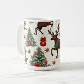 kerstmok koffiemok (Voorkant links)