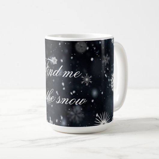 kerstmok koffiemok (Voorkant rechts)