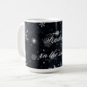 kerstmok koffiemok (Voorkant links)