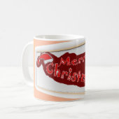 kerstmok koffiemok (Voorkant links)