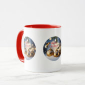 Kerstmok Kolibrie Mok (Voorkant links)