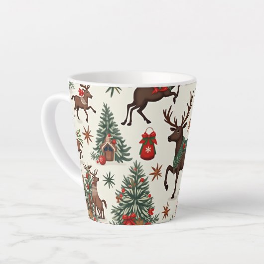 kerstmok latte mok (Linkerhoek)