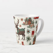 kerstmok latte mok (Rechterhoek)