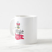 Kerstmok met 2 design koffiemok (Voorkant links)