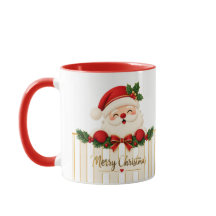 Kerstmok met charmante Kerstman