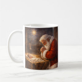 Kerstmok met geloofsthema - Santa Jesus-mok Koffiemok
