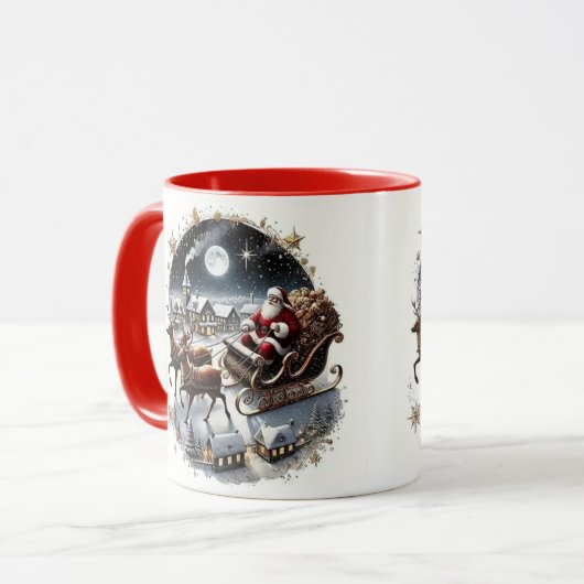 kerstmok mok (Voorkant links)