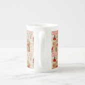 Kerstmok Porselein Kop (Achterkant)